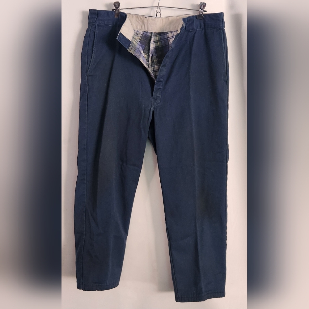 Dickies Men's Blue Lined Pants size 38x28
